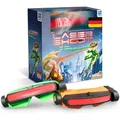 Megableu - Laser Shoot - Kinder-Laserspiele für 2 Spieler - Schießspiele - Indoor/Outdoor Kinderkampfspiele - 2 Lasermasken Inklusive - Interaktives Spielgeschenk - Ab 6 Jahren - Deutsche Version
