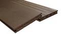 WPC Terrassendielen Hohlkammerdiele Muster 14,6 x 15cm in Braun