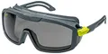 Uvex i-guard - Schutzbrille für Arbeit und Labor - Getönt/Anthrazit-Lime