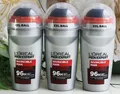 3x50ml L'Oreal Men Expert Invincible Man Anti Transpirant 96H Deo Roll-on Loreal