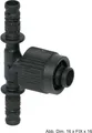 Geberit MeplaFix T-Stück (PVDF) 26 mm - Fix - 20 mm