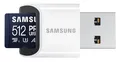 SAMSUNG MicroSDXC-Speicherkarte PRO Ultimate (2023) 512GB inkl. USB-Kartenleser MB-MY512SB/WW
