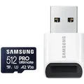 Samsung microSD Card PRO Ultimate 512 GB inkl. USB-Kartenleser