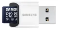 SAMSUNG MicroSDXC-Speicherkarte PRO Ultimate (2023) 512GB inkl. USB-Kartenleser