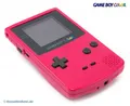 GameBoy Color - Konsole #Rosa/Pink/Red/Berry mit neuem Gehäuse NEUWERTIG