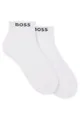 BOSS Men's 2P SH Uni CC Short_Socks, White100, 39-42