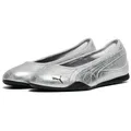 PUMA Catch Metallic Whisper Ballerinas Damen Ballerina silberfarben 39 EU