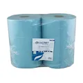Lucart Professional 851283 Skytech 3.500XL Putzrolle, 3-lagig, 500 Blatt, Hellblau (2-er Pack)