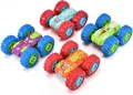 Dickie Toys - Monster Flippy Auto (10 cm) - buntes Flip-Spielzeugauto fr Kinder ab 3 Jahre mit Friktionsantrieb und Gummireifen (4-Fach Sortiert, zufllige Auswahl)