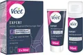 Veet Enthaarungscreme EXPERT Intim-Haarentfernungs-Set Creme + Multi-Benefit Schaum, Doppelpack - 2 x 50ml, 2 St.