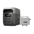 ECOFLOW DELTA 3 Max tragbare Powerstation 2 048 Wh, 0% VAT WLAN Stream Mikrowechselrichter 800W, 2 400 W X-Boost Ausgang, 0–80% Ladung in nur 51 Minuten, Solargenerator für Zuhause, Stromausfälle