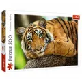 Trefl Puzzle Tiger Poträt, 500 Puzzleteile bunt