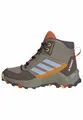 adidas Unisex Kinder Terrex AX4R MID Hiking Shoes, Blanch Cargo/Crystal Sky/Pure Tangerine, 36 2/3 EU