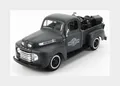 MAISTO 32185D Ford USA F-1 Custom Pick-Up Auto Harley-Davidson 1948 + Motorrad