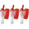 ISOLATECH SABEU Fluxx 3Stk. AH 13/45 HF Auslaufhahn für 2L und 3L Kanister mit DIN 45 Gewinde außen 41,0mm Lebensmittelecht Umfüllen ohne Gluckern