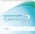 PureVision 2 Monatslinsen | Bausch + Lomb | Sphärisch | 6 Linsen | BC 8.60 mm | DIA 14.0 | -8.00 Dioptrien