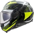 LS2 Motorradhelm FF910 Advant II Astral Helm, vorbereitet für Kommunikationssystem,Notfallsystem-Polsterung (EQ