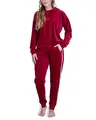 SLOUCHER Nicki Hausanzug für Damen, Farbe:Bordeaux, Größe:M