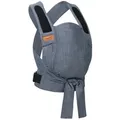 Hoppediz Babytrage, Blau, Textil, 26.5x7.2x38.5 cm, SGS-geprüft, Baby on Tour, Babytragen & Tragetücher