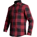 John Doe Motoshirt Hemd, rot, Größe 2XL für Männer