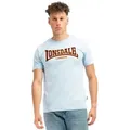 Lonsdale T-Shirt T-Shirt Lonsdale Men Slim Fit Classic blau M (48/50)