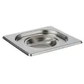APS GN Deckel ohne Löffelaussparung 81695 , Maße (B x L): 17,6 x 16,2 cm, GN 1/6