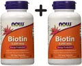 2 x NOW Foods Biotin, 5000mcg - 120 vcaps (127,72 EUR/kg)