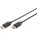 DIGITUS DisplayPort Anschlusskabel, DP St/St, 2,0m, m/Verriegelung, DP, 1.1a conform, sw