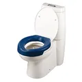 CareLine Conti Toilettensitzerhöhung, extra weich 5 cm blau