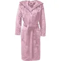 REDBEST Bademantel Unisex-Bademantel "Perris" mit Kapuze, Langform, Fleece, mit Kapuze, default, Fleece Uni lila M