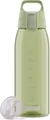 Sigg - Tritan Trinkflasche - Total Color ONE Eco Green - Für Kohlensäurehaltige Getränke Geeignet - Spülmaschinenfest - Auslaufsicher - Leicht - BPA-frei - Grün - 1L