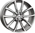 Autec Typ AS - Astana titansilber poliert 8x18 ET46 - LK5/114.3 ML67.1 Alufelge silber