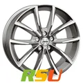 Autec Typ AS - Astana titansilber poliert 8x18" ET46 LK5 114.3 ML 67.1 Alufel...