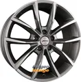 4 Alufelgen AUTEC ASTANA (AS) Titansilber Poliert 8x18 ET46 5x114,3 18 Zoll