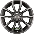 4x Autec Typ AS - Astana titansilber poliert 8x18 ET46 - LK5/114.3 ML67.1 Felge