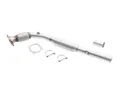 Edelstahl Downpipe für AUDI A3 TT VW GOLF IV BORA OCTAVIA 1.8T + CAT 100CPSI