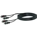Schwaiger Audio Anschlusskabel Schwarz 1,5 m