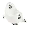 keeeper Panda Babytopf, Ab ca. 18 Monate bis ca. 3 Jahre, Anti-Rutsch-Funktion, Adam, Weiß