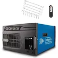Scheppach Luftreiniger HDA-14 | 740 m3/h Luftfilterleistung | für Werkstätten bis 400m2 | 3 Stufen Filtration bis 1 μm | 50 dB Lautstärke | L... - Blau/Schwarz