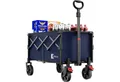 SUNULA Bollerwagen Bollerwagen Faltbar Gartenwagen Klein Faltbarer Klappbarer Handwagen, Halbiertem Eigengewicht, 80L 100KG Bollerwagen Geländegängig