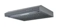 Respekta Sina Unterbauhaube schwarz matt/Dunstabzugshaube 60 cm/Mattes Gehäuse aus pulverbeschichtetem Stahl/Abluft - und Umluftfunktion / CH600SC-19 / Energieeffizienzklasse  / 54–65 dB