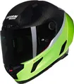 Nolan X-804 RS Ultra Carbon D.O.C. Helm, schwarz/grün, L (60)
