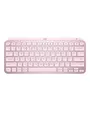 Logitech MX Keys Mini Minimalist Wireless Illuminated Keyboard - Rose - US - Tastaturen - Englisch - US - Pink