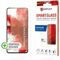 DISPLEX Smart Glass 9H für Samsung Galaxy S21 FE Montagesticker, unzerbrechlich, ultra-dünn, unsichtbar