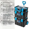 4 in 1 Kastenset, Satz Werkzeugkisten auf Rädern, Praktisch und Geräumig, Re...