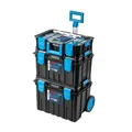 Werkzeugwagen Werkzeugkasten Werkstattwagen 4in-1 modular ABS 120 kg schwarz