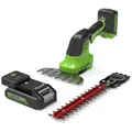 Greenworks - 2-in-1 Gras- Und Strauchschere 24v 2,0ah Akku - Ladegerät - G24shtk2
