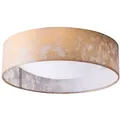Briloner 3712-027 Deckenleuchte Stoff Goldfarben max. 2x15W E14 Metall IP20 Lampe - Gold