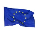 PHENO FLAGS Flagge Europa Flagge 90 X 150 cm Fahne Europaflagge Europafahne (Hissflagge für Fahnenmast), Inkl. 2 Messing Ösen