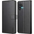 Handyhülle Samsung Galaxy A32 5G Premium Leder Schwarz